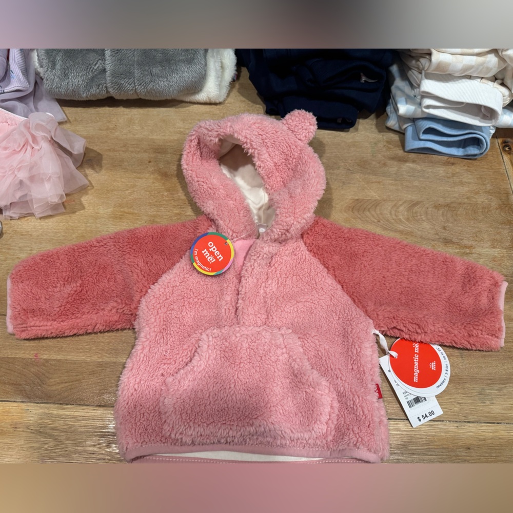 Magnetic Me Pink Pullover, newborn NWT